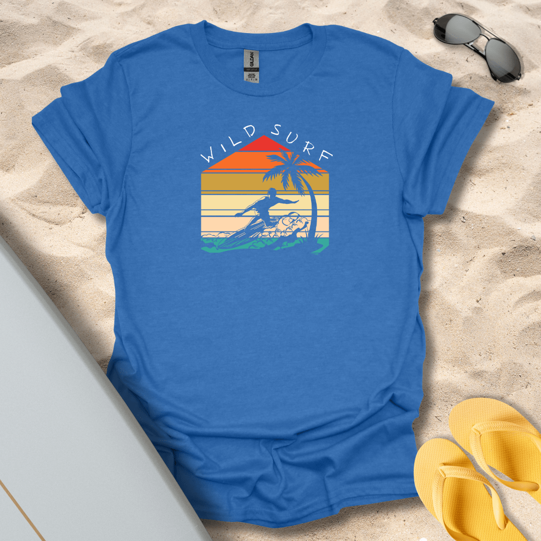 T-Shirt Heather Royal / S Wild Surf T-Shirt