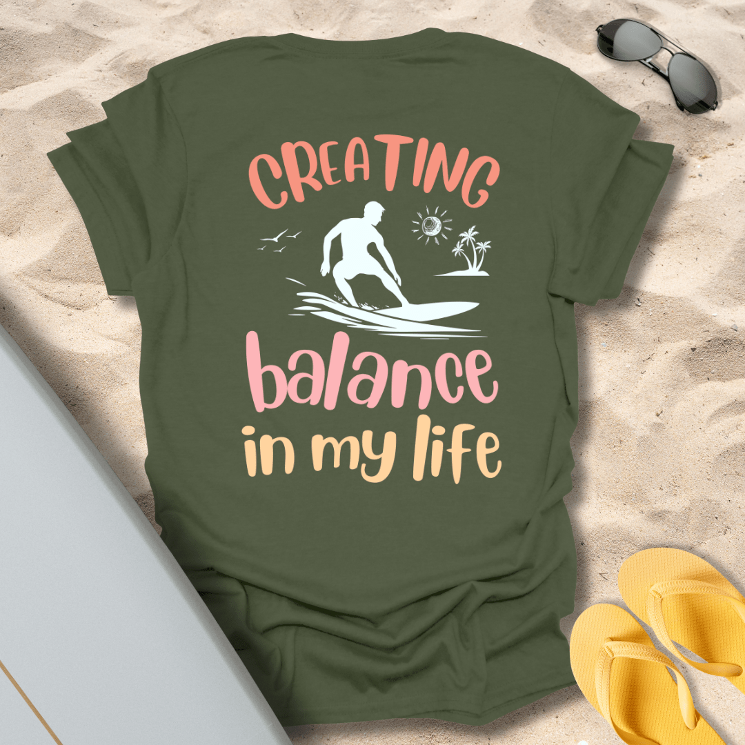 T-Shirt Military Green / S Creating Balance T-Shirt