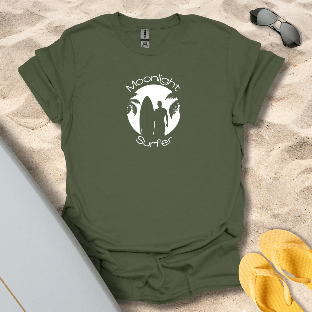 T-Shirt Military Green / S Moonlight Surfer T-Shirt