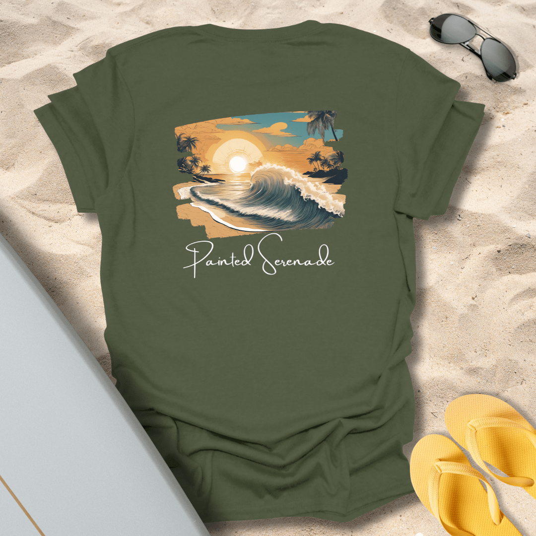 T-Shirt Military Green / S Painted Serenade T-Shirt