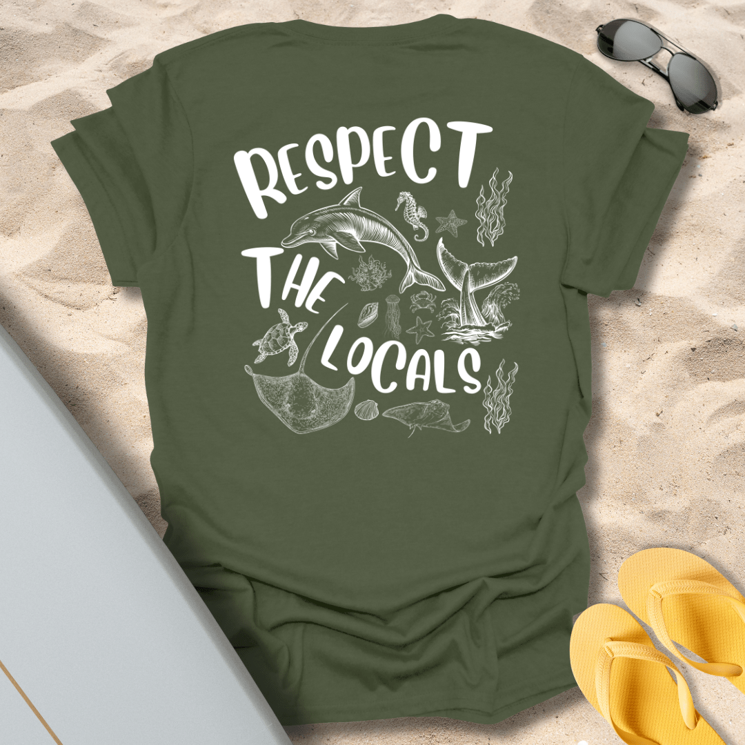 T-Shirt Military Green / S Respect The Locals T-Shirt