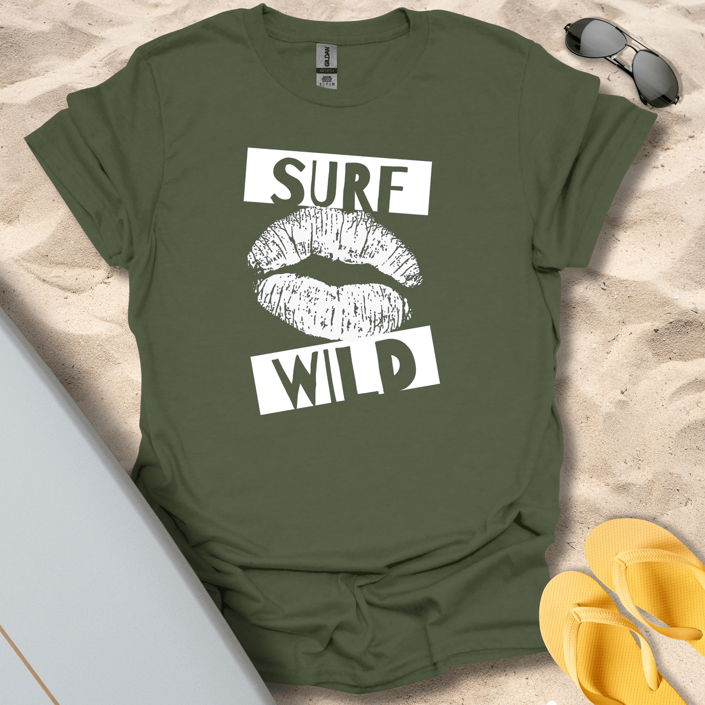 T-Shirt Military Green / S Surf Wild T-Shirt