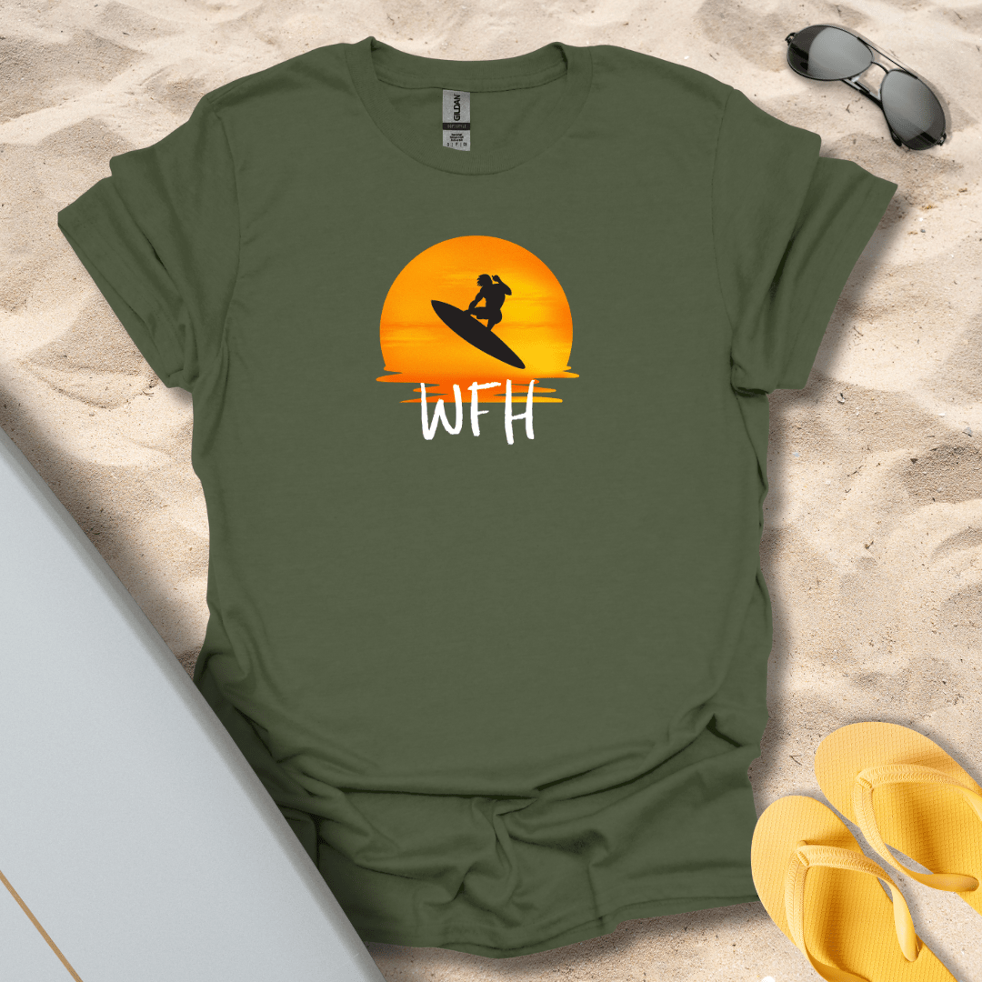 T-Shirt Military Green / S Working from Home T-Shirt