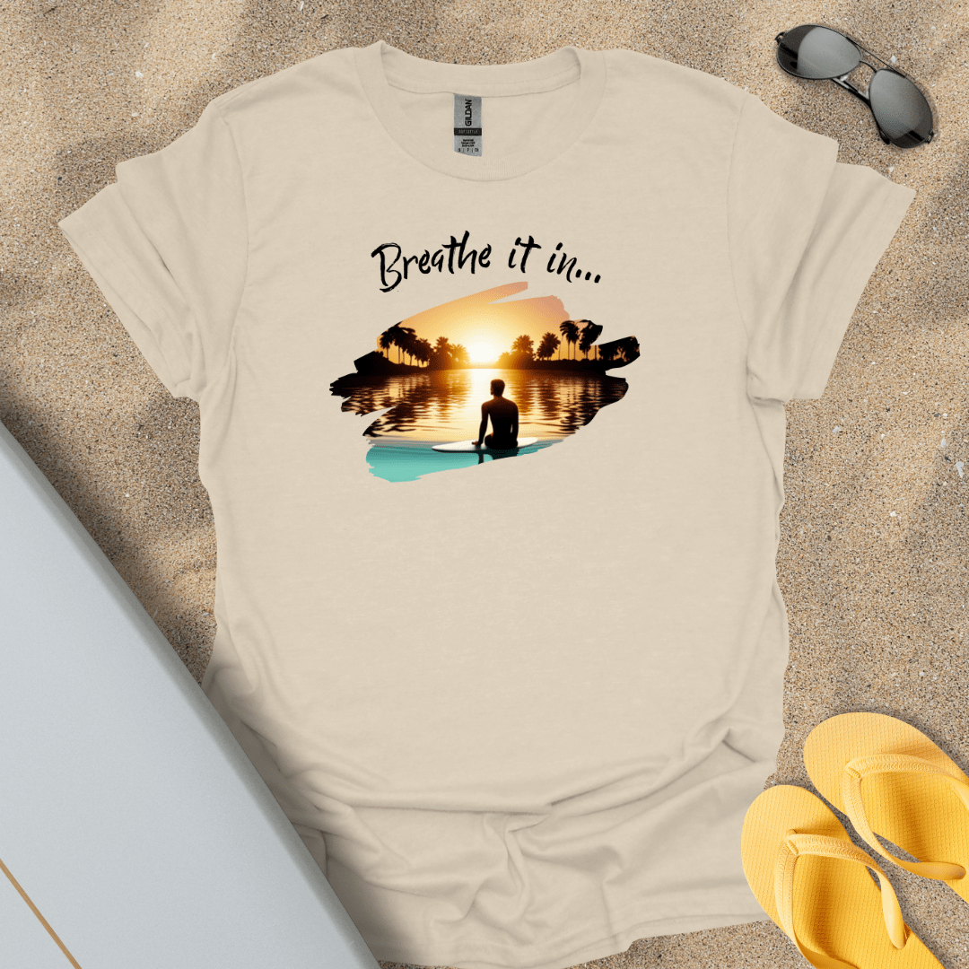 T-Shirt Natural / S Breathe in the View T-Shirt