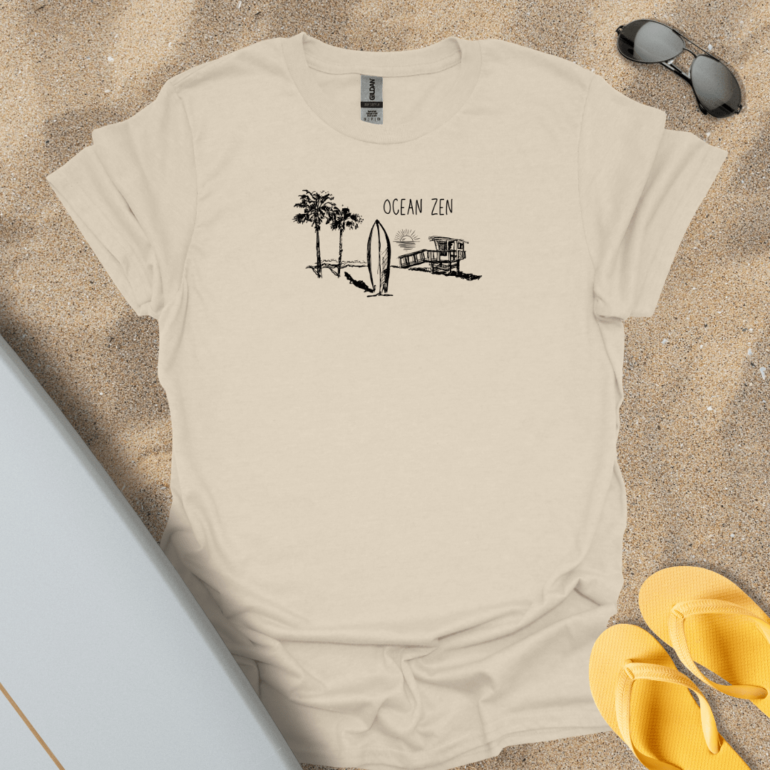 T-Shirt Natural / S Ocean Zen T-Shirt