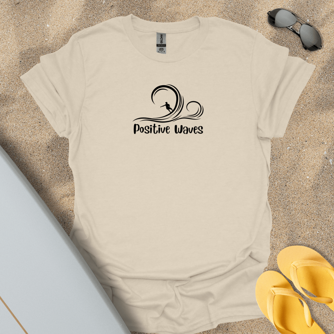 T-Shirt Natural / S Positive Waves T-Shirt