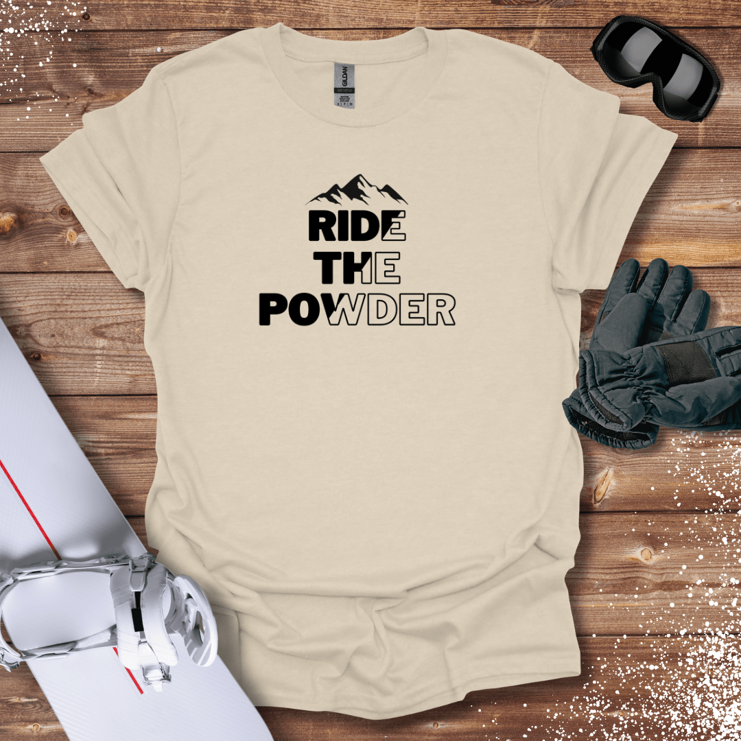 T-Shirt Natural / S Ride The Powder T-Shirt