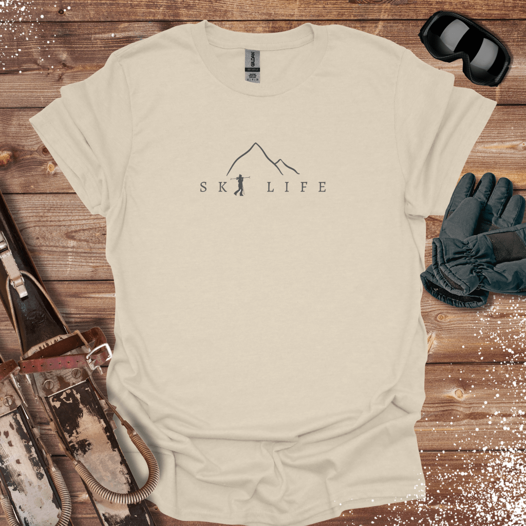 T-Shirt Natural / S Ski Life T-Shirt