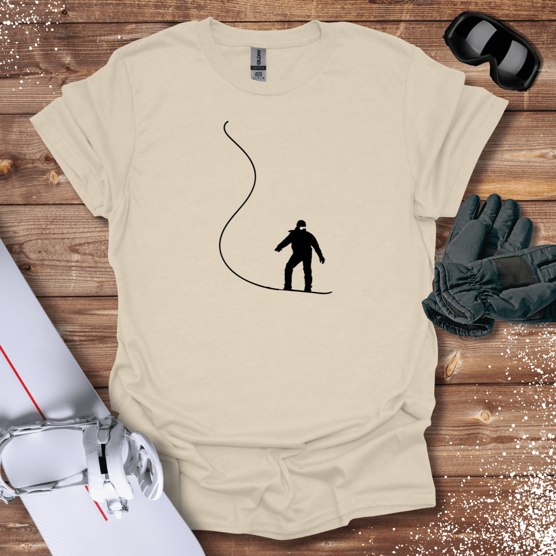 T-Shirt Natural / S Smooth Snowboard T-Shirt