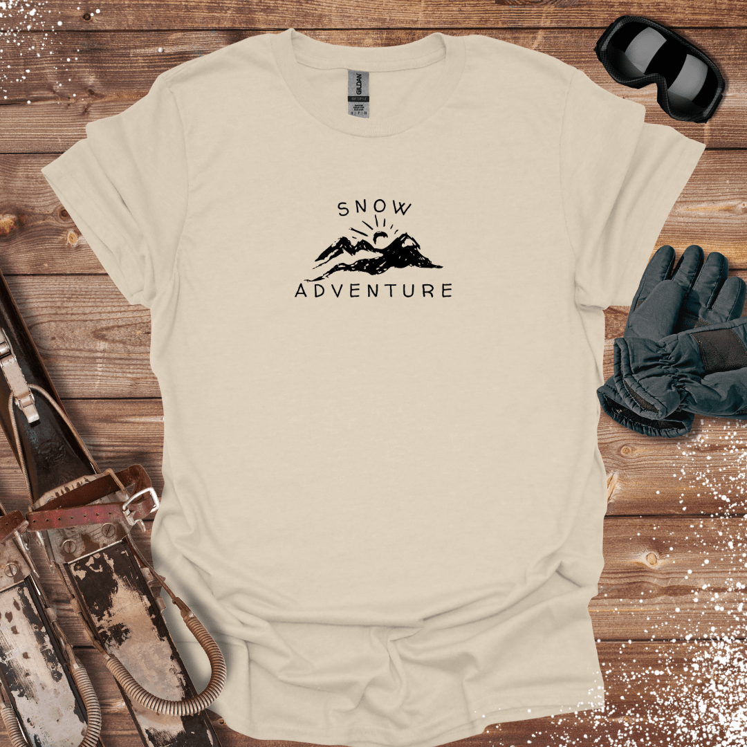 T-Shirt Natural / S Snow Adventure T-Shirt