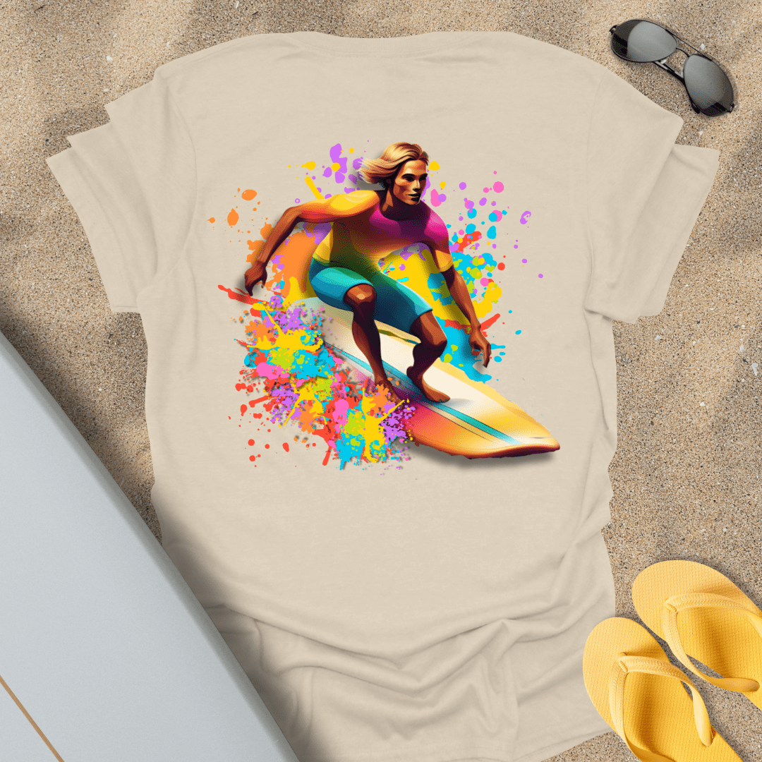 T-Shirt Natural / S Surfer Color Burst T-Shirt