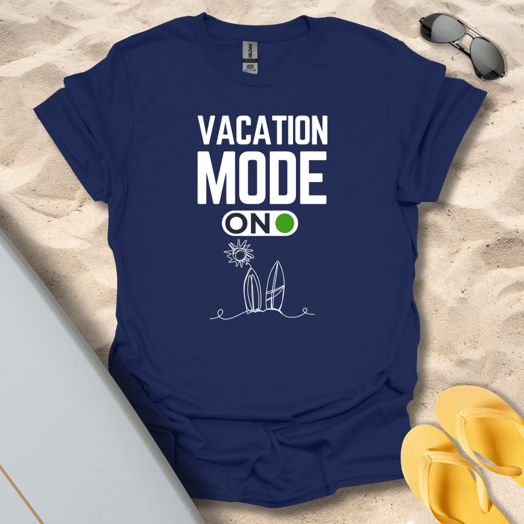 T-Shirt Navy / S Vacation Mode T-Shirt