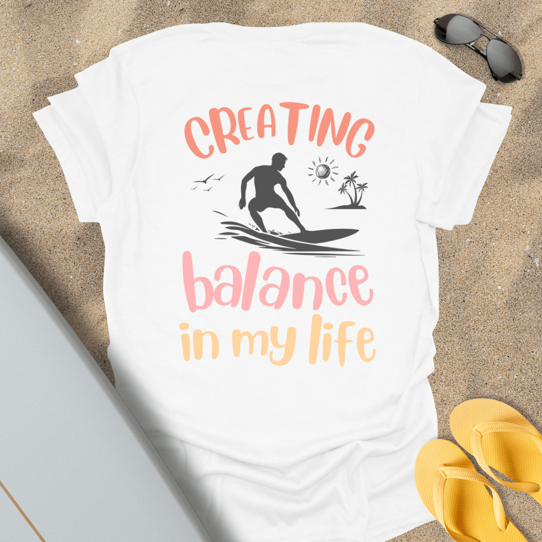 T-Shirt White / S Creating Balance T-Shirt