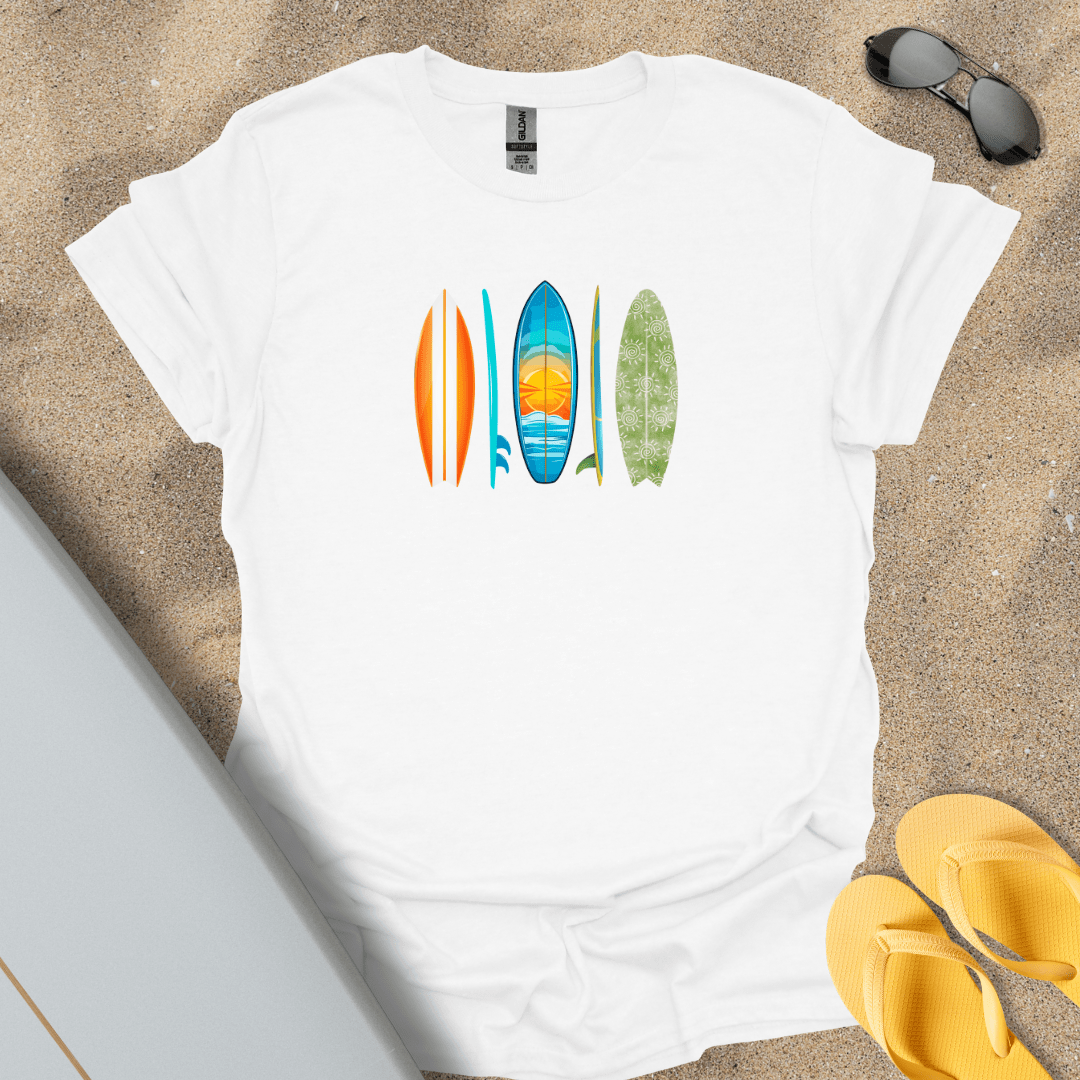 T-Shirt White / S Funky Surfboards T-Shirt