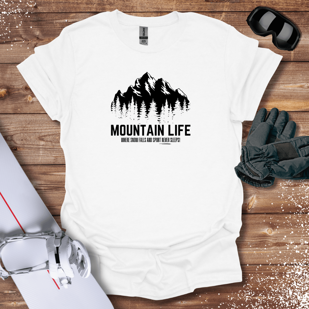 T-Shirt White / S Mountain Life T-Shirt