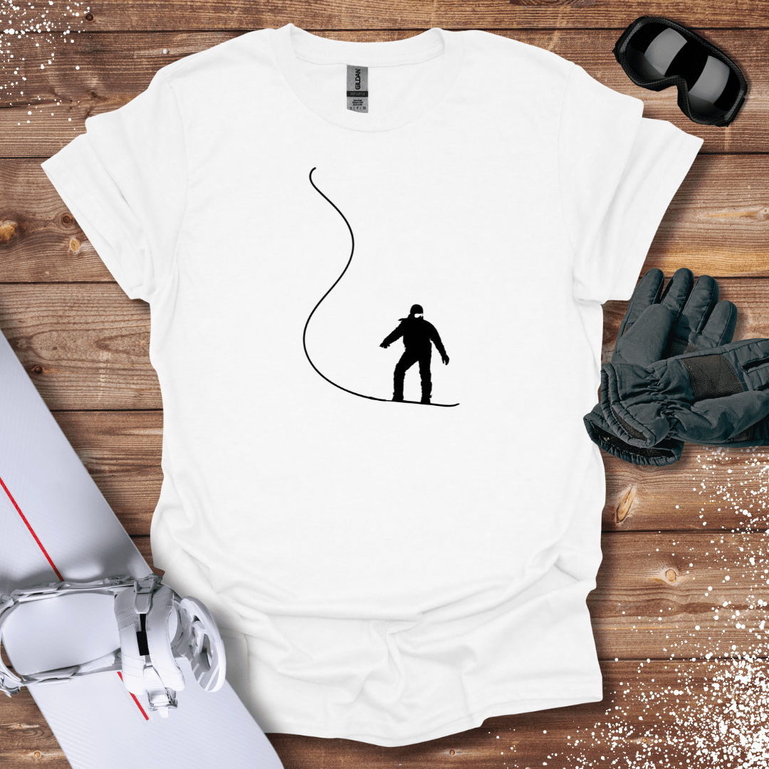 T-Shirt White / S Smooth Snowboard T-Shirt