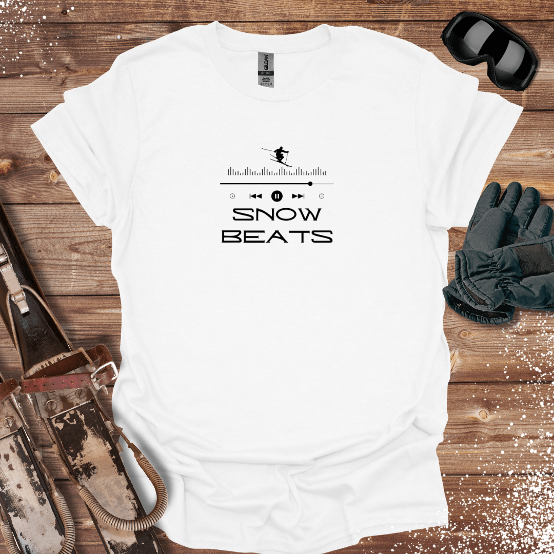 T-Shirt White / S Snow Beats - Ski T-Shirt