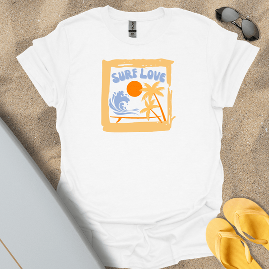 T-Shirt White / S Surf Love T-Shirt