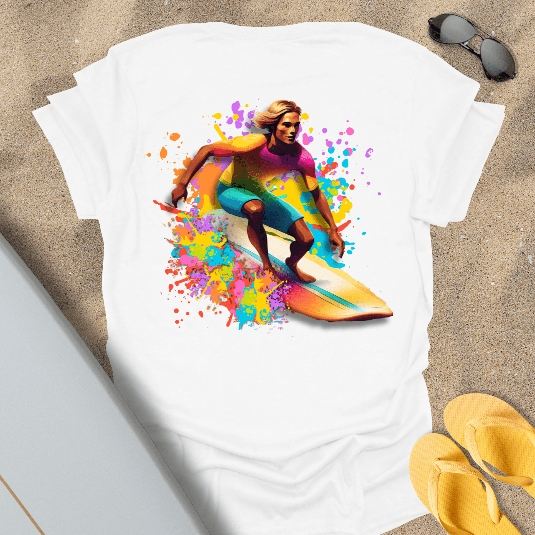 T-Shirt White / S Surfer Color Burst T-Shirt