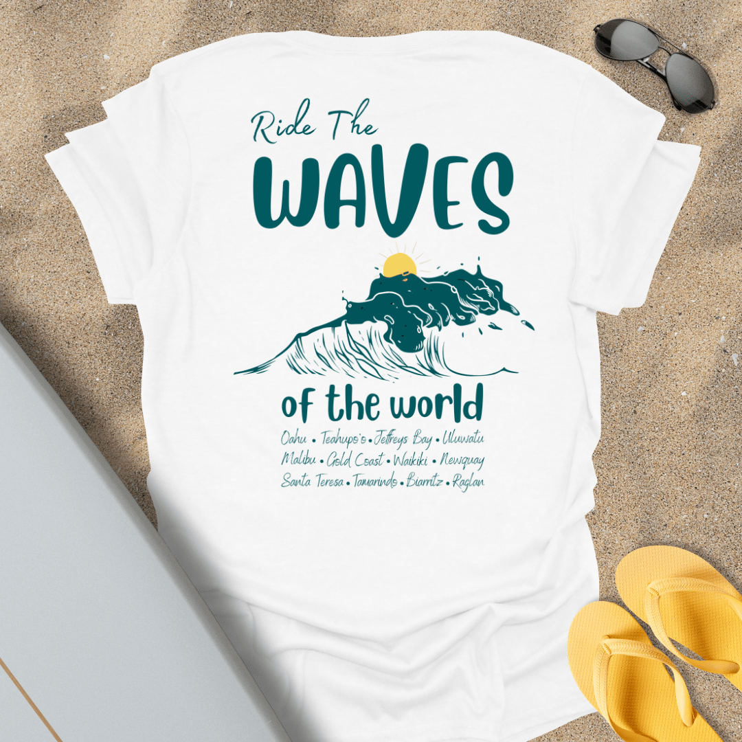 T-Shirt White / S Waves of the World T-Shirt