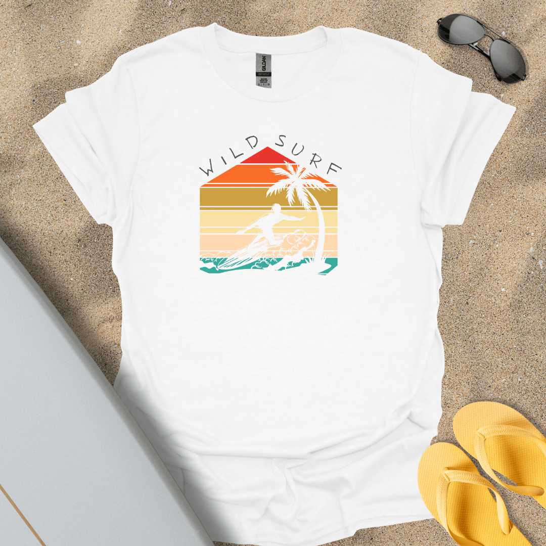 T-Shirt White / S Wild Surf T-Shirt